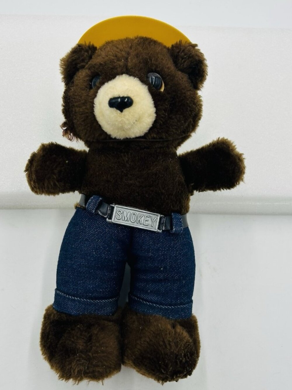 Vintage 1983 R. Dakin & Co. Smokey the Bear Plush Doll Hat 10" Tall